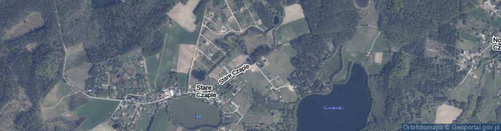 Zdjęcie satelitarne Stare Czaple ul.